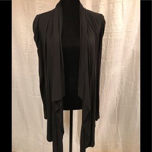 Ann Taylor Asymmetrical Black Jacket